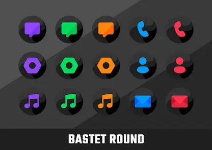Bastet - Icon Pack (Round) - скриншот 4