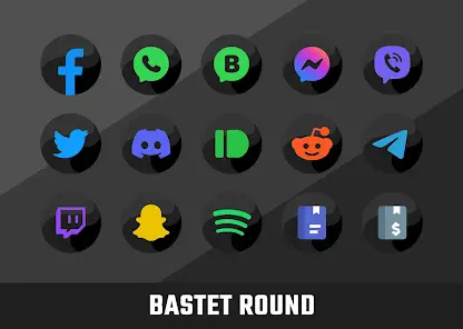 Bastet - Icon Pack (Round) - скриншот 9