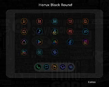Horux - Icon Pack (Round) - скриншот 5
