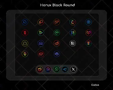 Horux - Icon Pack (Round) - скриншот 6