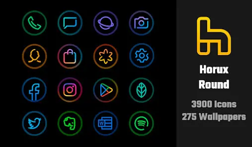 Horux - Icon Pack (Round) - скриншот 7