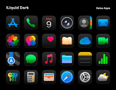 iLiquid Dark - Icon Pack - скриншот 3