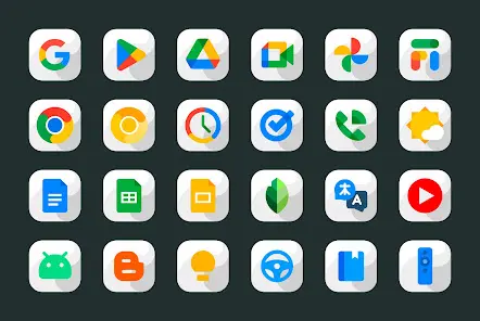 Maahes White - Icon Pack - скриншот 1