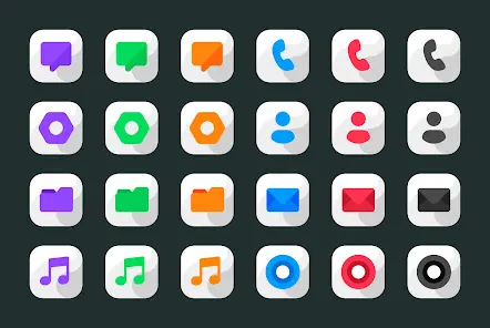 Maahes White - Icon Pack - скриншот 4