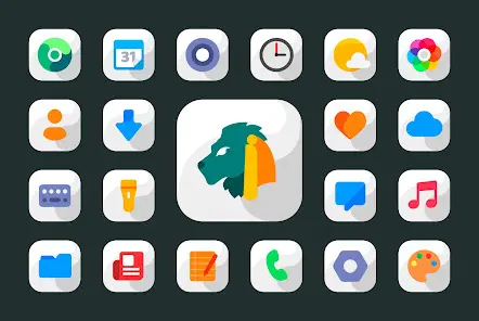 Maahes White - Icon Pack - скриншот 5