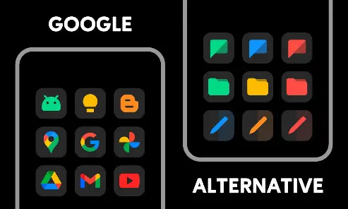 MiDark - Icon Pack - скриншот 2