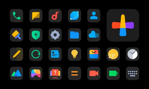 MiDark - Icon Pack - скриншот 5