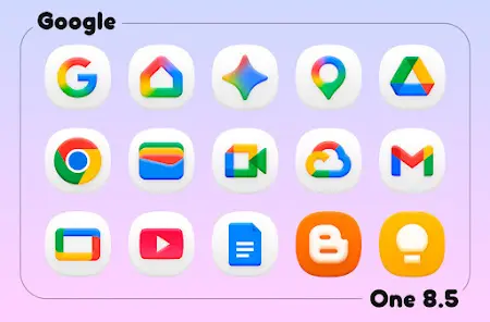 One 8.5 - Icon Pack - скриншот 1