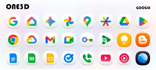 One3D - Icon Pack - скриншот 1