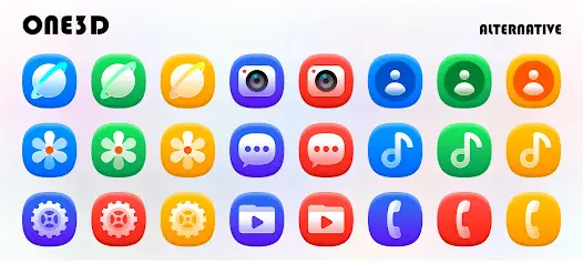 One3D - Icon Pack - скриншот 2