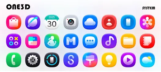 One3D - Icon Pack - скриншот 5