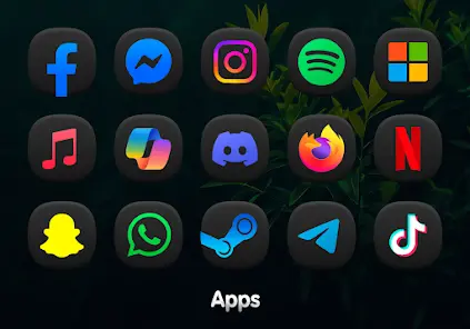 OneDark 3D - Icon Pack - скриншот 3