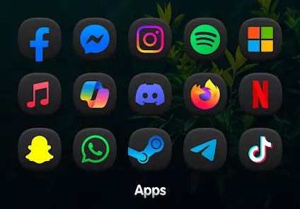 OneDark 3D - Icon Pack - скриншот 8
