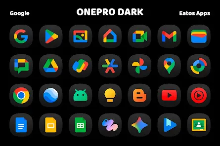 OnePro (Dark) - Icon Pack - скриншот 2