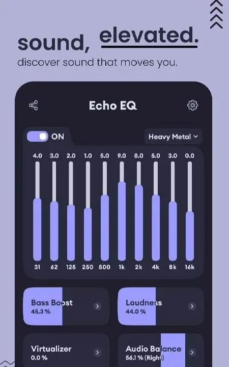 Echo Equalizer: Bass Booster - скриншот 1