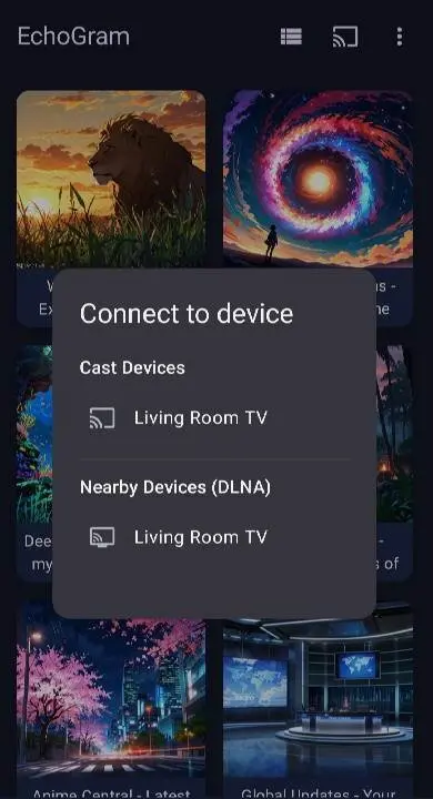 EchoGram - TV for Telegram - скриншот 4