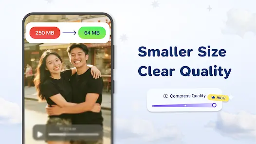 Compress, Reduce Video Size - скриншот 2