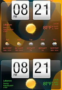 Sense Weather + Flip Clock - скриншот 1
