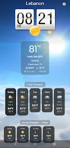 Sense Weather + Flip Clock - скриншот 2