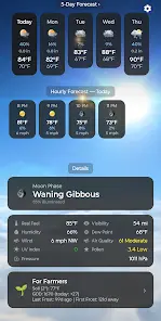 Sense Weather + Flip Clock - скриншот 3