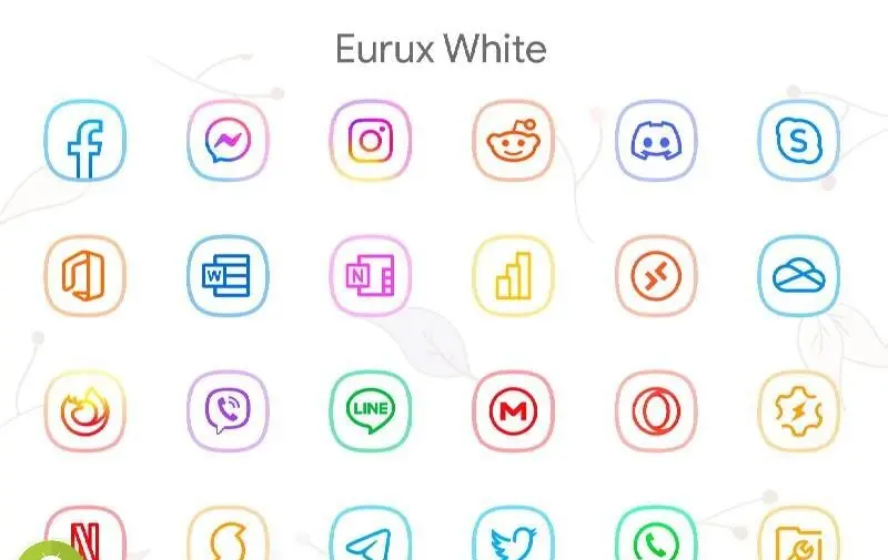 Eurux White - Icon Pack - скриншот 3