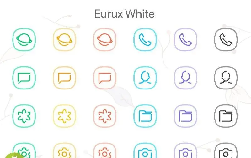 Eurux White - Icon Pack - скриншот 4