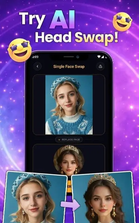 Face Over: AI Face Swap - скриншот 3