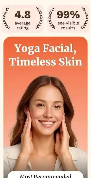 Facial Yoga Face Exercise App - скриншот 1