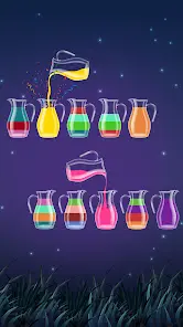 Color Water Sort Woody Puzzle - скриншот 3