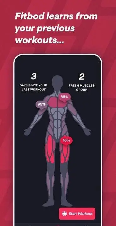 Fitbod Workout & Fitness Plans - скриншот 1