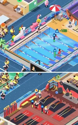 Fitness Club Tycoon - скриншот 3