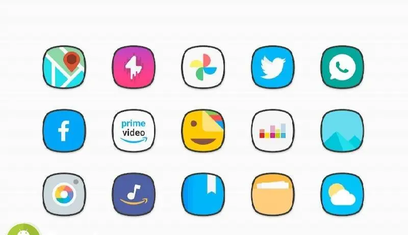 Flat Squircle - Icon Pack - скриншот 2