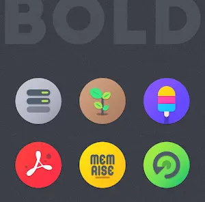 Bold Icon Pack - скриншот 2