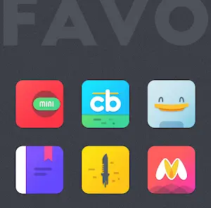 Favo Icon Pack - скриншот 1