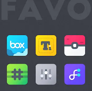Favo Icon Pack - скриншот 2