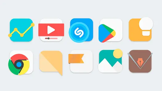 Flat Evo - Icon Pack - скриншот 1