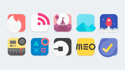 Flat Evo - Icon Pack - скриншот 2