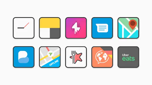 Flat Square - Icon Pack - скриншот 3
