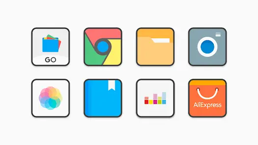 Flat Square - Icon Pack - скриншот 4
