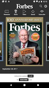 Forbes Magazine - скриншот 2