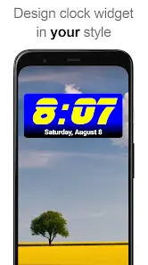 Виджет DIGI Clock Plus - скриншот 1