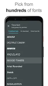 Виджет DIGI Clock Plus - скриншот 4