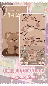 тема Pink Cute Hippo - скриншот 1