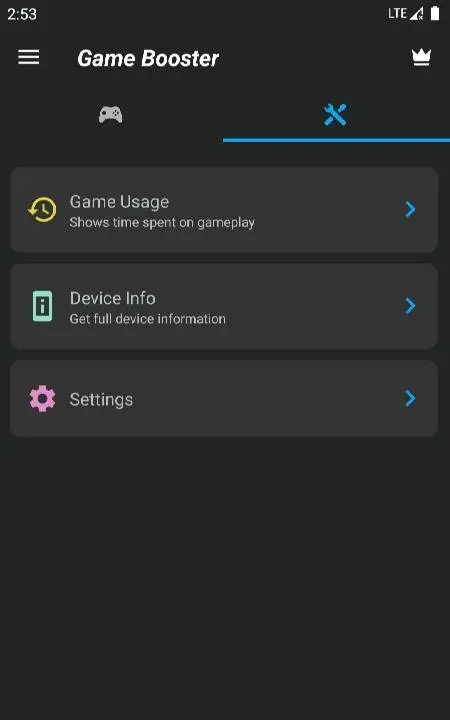 Game Booster: Manage, Launcher - скриншот 2
