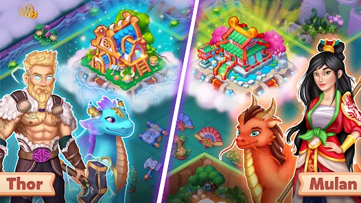 Tales & Dragons: Merge Puzzle - скриншот 4