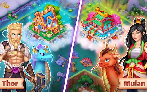 Tales & Dragons: Merge Puzzle - скриншот 9