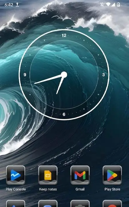 Glass Waves : Icon Mask for No - скриншот 3