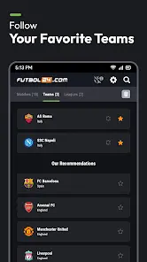 Futbol24 soccer livescore app - скриншот 1