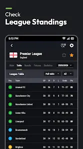 Futbol24 soccer livescore app - скриншот 2