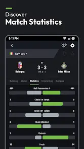 Futbol24 soccer livescore app - скриншот 4